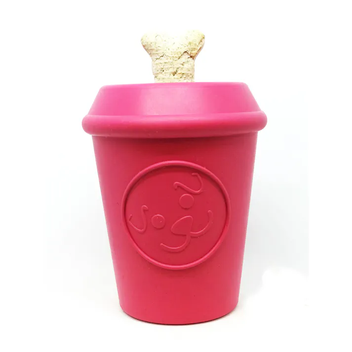 SodaPup MKB コーヒー カップ トリート ディスペンサーLピンク MKBCC1-600【別送品】