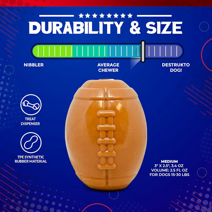 SodaPup MKBフットボールMレザー ブラウン MKBT-FB2-200【別送品】