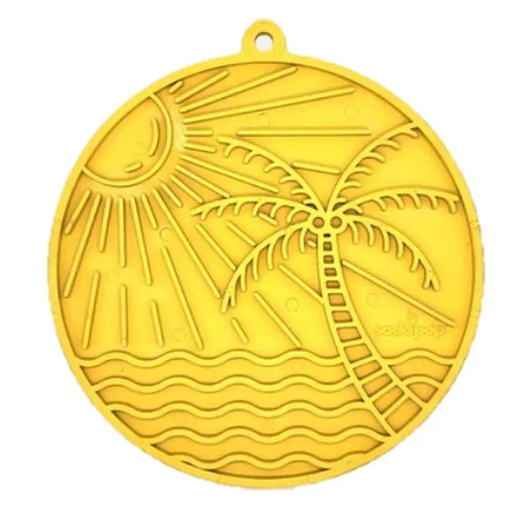 SodaPup SPEマット太陽と海吸盤付きイエロー SPT-EMSNS-700【別送品】