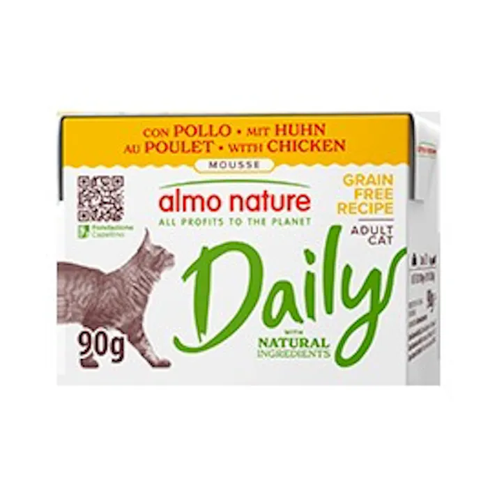 アルモネイチャー デイリーメニュー・キャット チキンのムース90g ナチュラルフード 総合栄養食 ウェットフード 361【別送品】