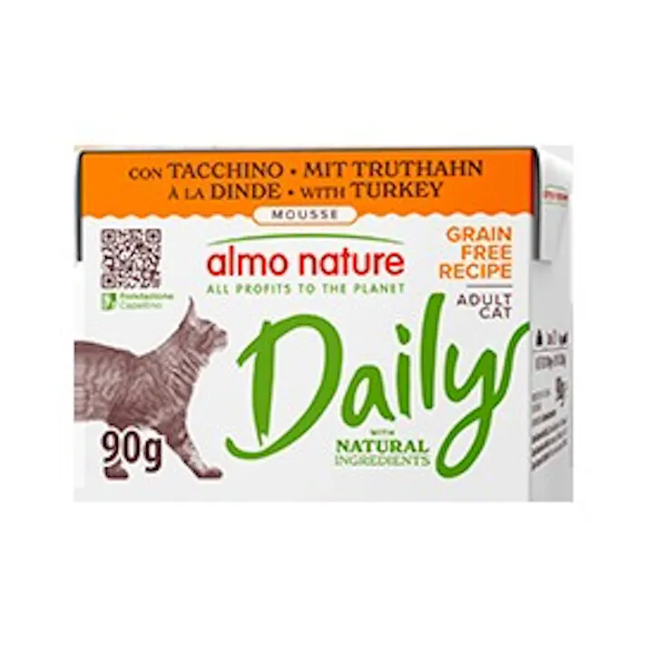 アルモネイチャー デイリーメニュー・キャット ターキーのムース90g ナチュラルフード 総合栄養食 ウェットフード 363【別送品】