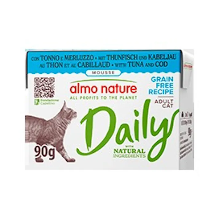 アルモネイチャー デイリーメニュー・キャット まぐろとタラのムース ナチュラルフード 総合栄養食 ウェットフード 364【別送品】