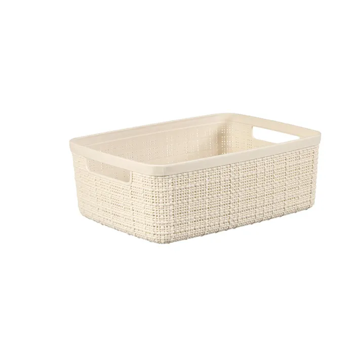 藤栄 CURVER ジュート スモールオフホワイト 洗濯かご/バスケット 4545229161348【別送品】