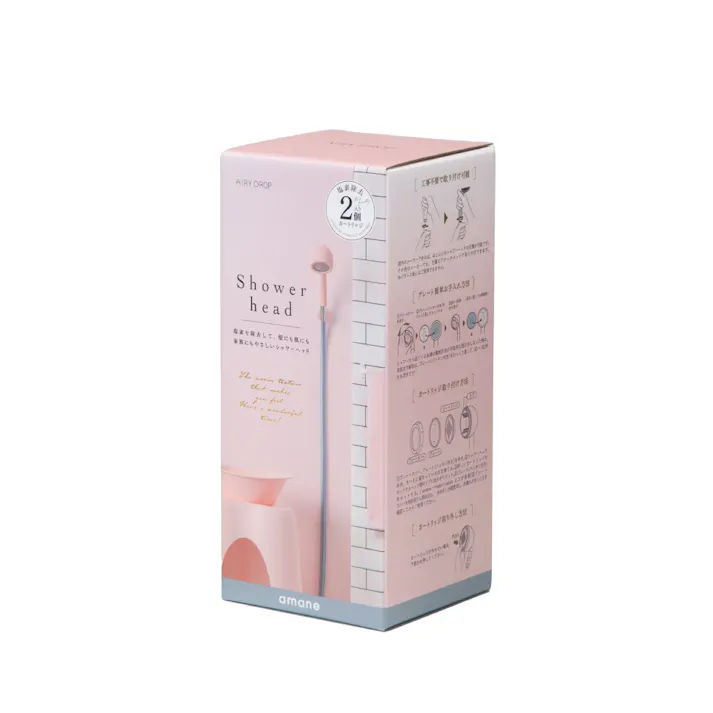 藤栄 AIRY DROP(エアリードロップ) ジョウスイシャワーヘッド PI ピンク シャワーヘッド 4545229162888 AD-30 AD-302【別送品】