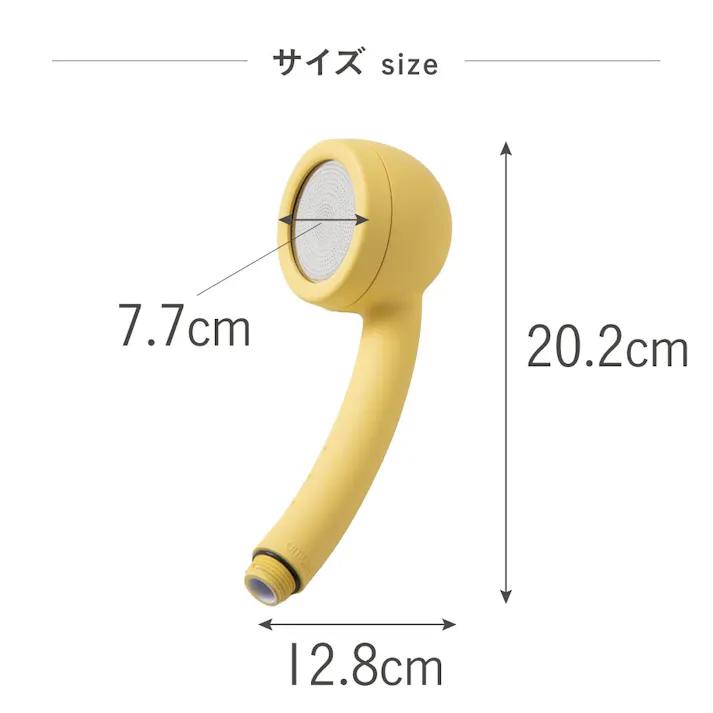 藤栄 AIRY DROP(エアリードロップ) ジョウスイシャワーヘッド YE イエロー シャワーヘッド 4545229162895 AD-303【別送品】