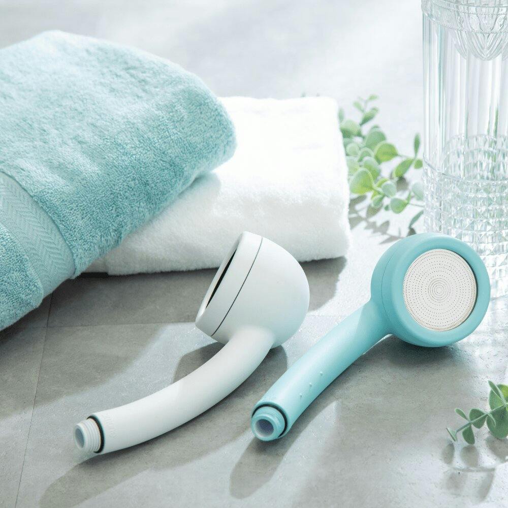 藤栄 AIRY DROP(エアリードロップ) ジョウスイシャワーヘッド BL