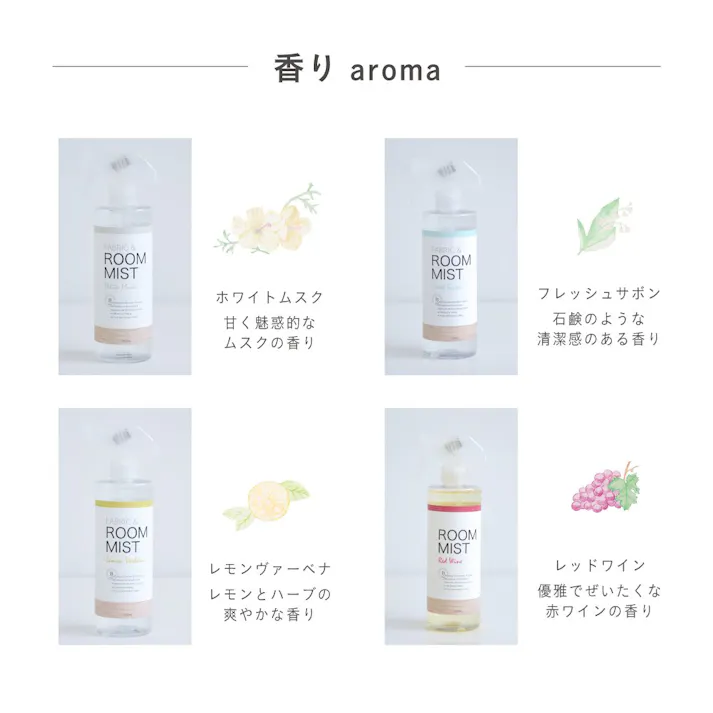 藤栄 B-nature ファブリックミスト レモンヴァ-ベナ500ml 2P アロマ BN-013 2P【別送品】