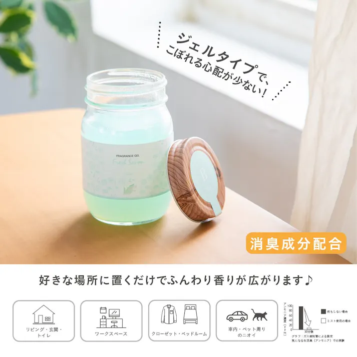 藤栄 B-nature フレグランズジェル フレッシュサボン310g アロマ 4545229161393 BN-021【別送品】