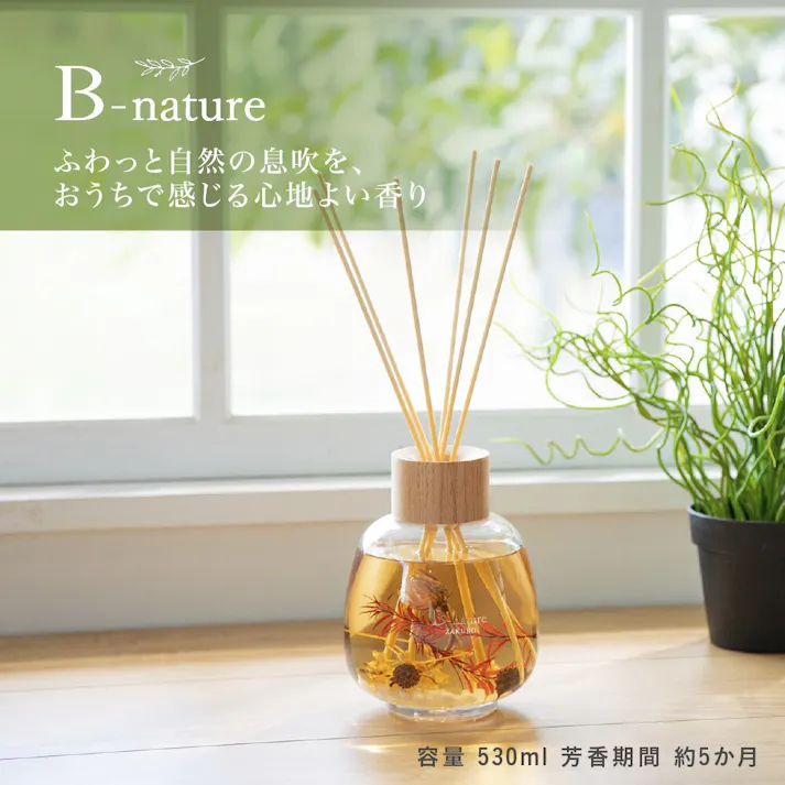 藤栄 B-nature 530リードディフューザー ザクロ アロマ 4545229166794 BNR-024【別送品】