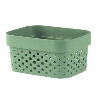 藤栄 CURVER インフィニティー 1.4Lドット グリーン 洗濯かご/バスケット 4545229166039 CV-063【別送品】