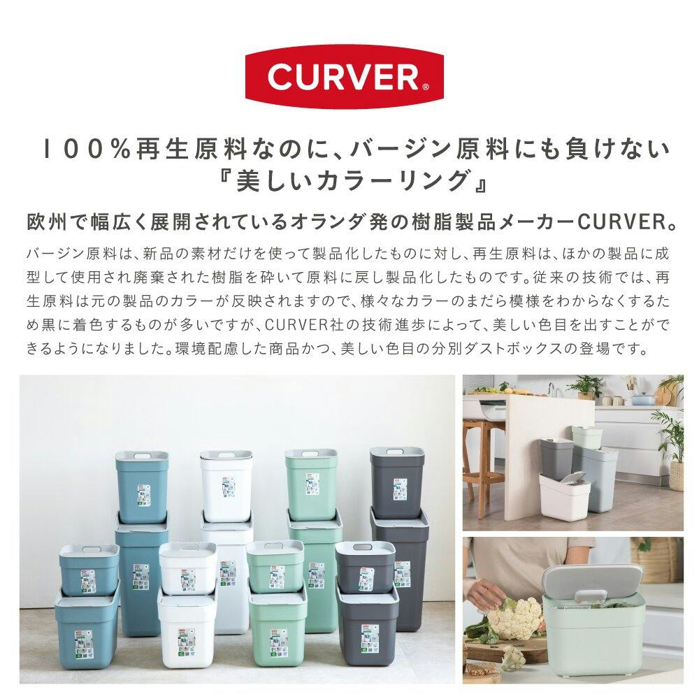 藤栄 CURVER カーバーブンベツダストボックス 5L グリーン 2P