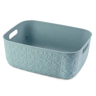 CURVER カーバーソフテックスバスケット Mブルー 【4545229168675】 CV-115【別送品】