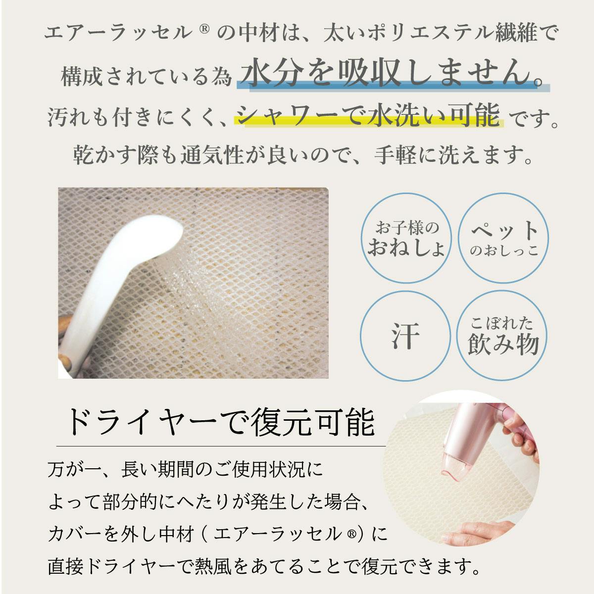 オーシン ファインエアークッション 40×40×3.5cm ブラウン オーシン ファインエアークッション 40×40×3.5cm ブラウン