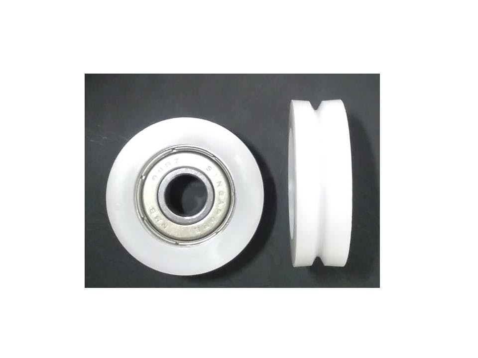 イースタン精工(株) エンプラベアリング V溝タイプ ねじ無し EV-0835 (CDC)【別送品】