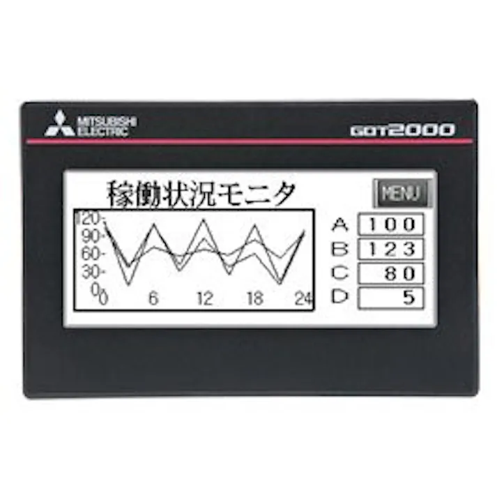 三菱電機 (株) 表示器 GT2705-VTBD 1000688979【別送品】(CDC)