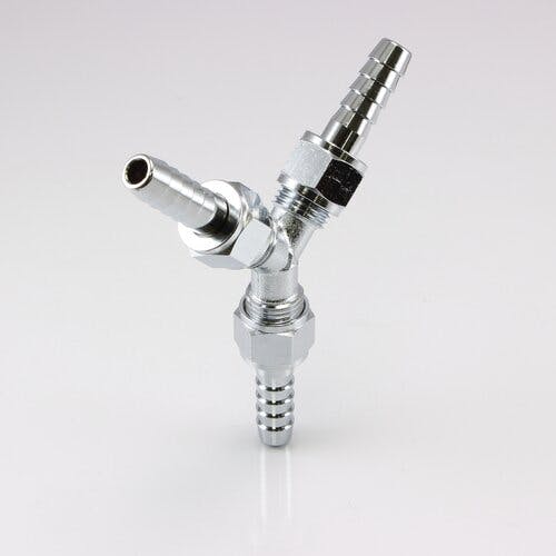 ASOH ホース継手 Y型ホースジョイント(メッキ付) HY HY-3208 K000004975(CDC) 鋼管・支持金具 ASOH ホース継手 Y型ホースジョイント(メッキ付) HY HY-3208 K000004975(CDC) 鋼管・支持金具
