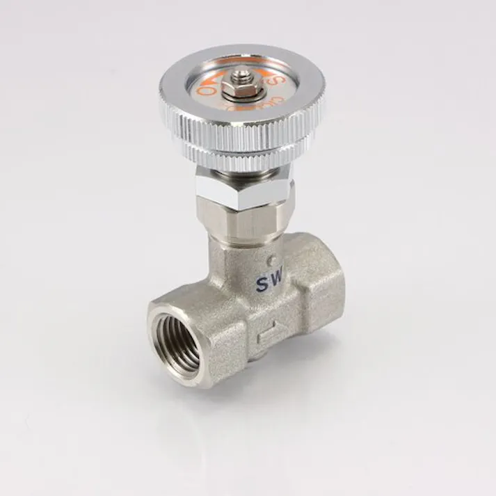 ASOH 小型ニードルバルブ ステンレス 両めねじタイプ SW-1011 M000000411【別送品】(CDC)