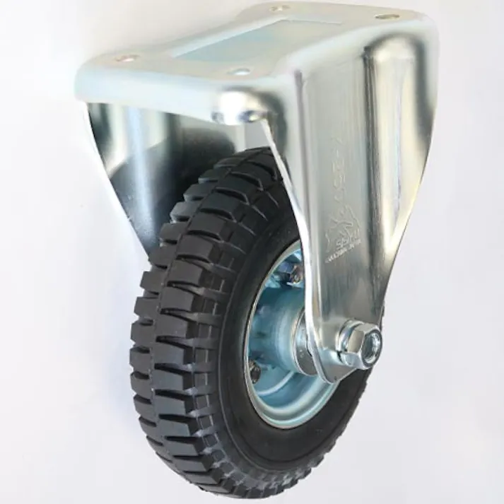 SISIKU 自由旋回金具 固定金具 空気入/エアレス車輪付キャスター AILK-3.00-4 K000005651【別送品】(CDC)