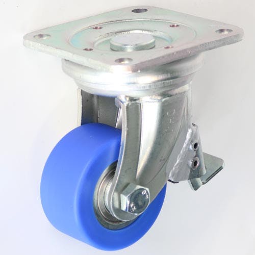 SISIKU 自在旋回金具 固定金具 低床超重荷重用キャスター1000 DHJB-100U-MC K000005778(CDC) キャスター SISIKU 自在旋回金具 固定金具 低床超重荷重用キャスター1000 DHJB-100U-MC K000005778(CDC) キャスター