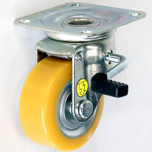SISIKU 自在旋回金具 固定金具 静電気帯電防止キャスターI(中荷重用金具) EUWJB-150 K000005837(CDC) キャスター SISIKU 自在旋回金具 固定金具 静電気帯電防止キャスターI(中荷重用金具) EUWJB-150 K000005837(CDC) キャスター