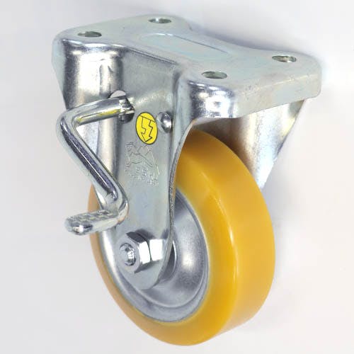 SISIKU 自在旋回金具 固定金具 静電気帯電防止キャスターI(中荷重用金具) EUWKBL-150 K000005856(CDC) キャスター SISIKU 自在旋回金具 固定金具 静電気帯電防止キャスターI(中荷重用金具) EUWKBL-150 K000005856(CDC) キャスター