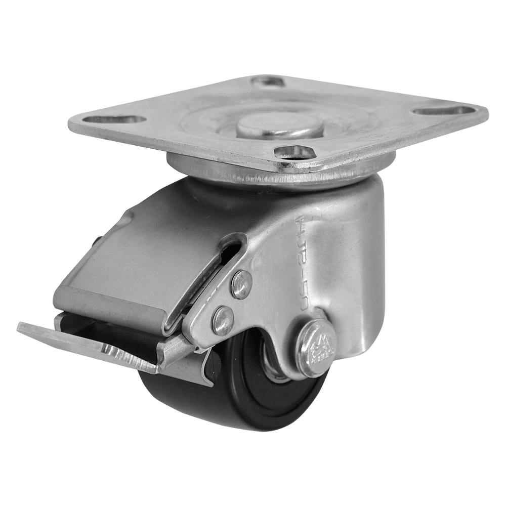SISIKU 自在旋回金具 固定金具 低床重荷重用キャスター HJB-65U-MCBK K000005935(CDC) キャスター SISIKU 自在旋回金具 固定金具 低床重荷重用キャスター HJB-65U-MCBK K000005935(CDC) キャスター