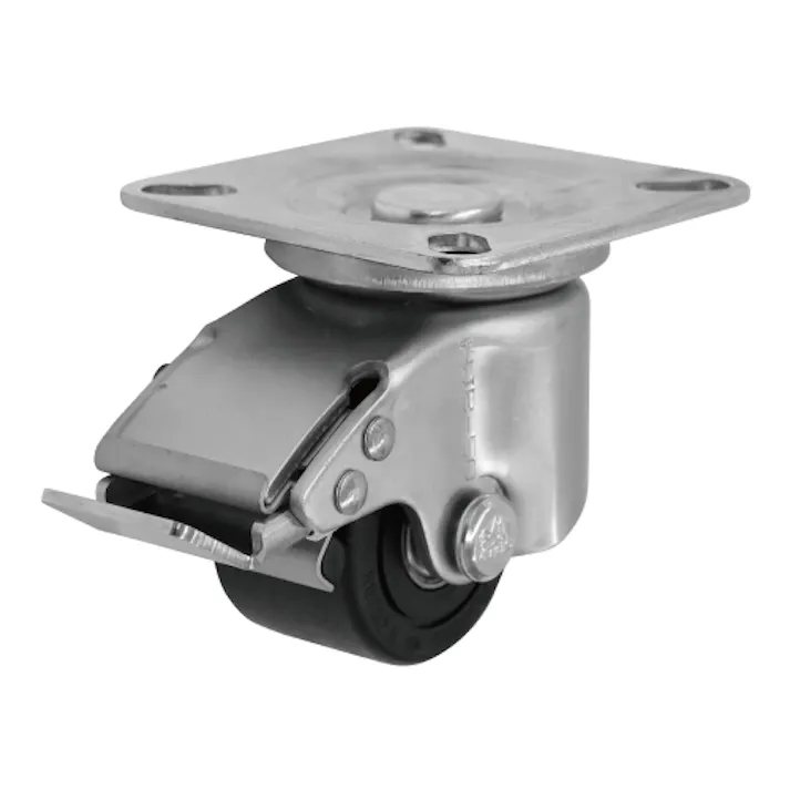 SISIKU 自在旋回金具 固定金具 低床重荷重用キャスター HJB-65U-YN K000005938【別送品】(CDC)
