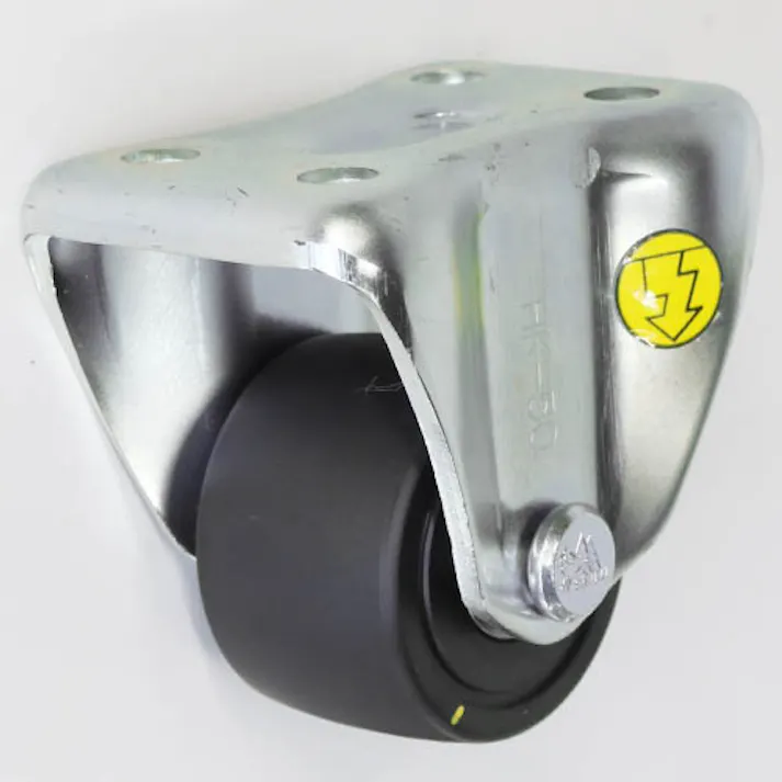 SISIKU 自在旋回金具 固定金具 静電気帯電防止キャスターIII(低床重荷重用スチール製金具・ステンレス製金具) HK-75U-MCD K000006182【別送品】(CDC)