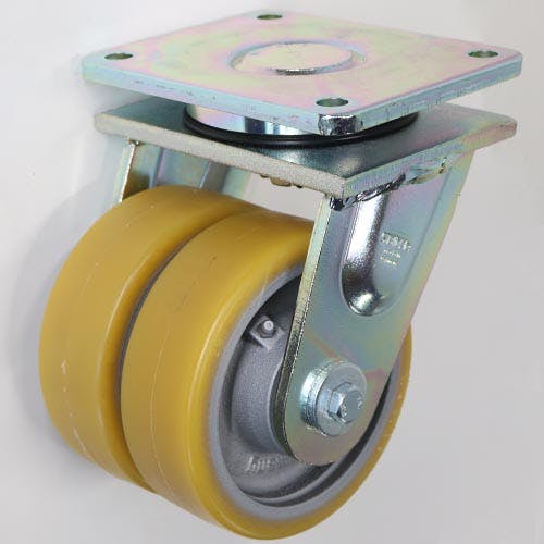 SISIKU 自在旋回金具 固定金具 超重荷重用双輪キャスター LSD-GTH-200K-35 K000006344(CDC) キャスター SISIKU 自在旋回金具 固定金具 超重荷重用双輪キャスター LSD-GTH-200K-35 K000006344(CDC) キャスター