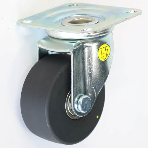 SISIKU 自在旋回金具 固定金具 静電気帯電防止キャスターI(中荷重用金具) MCDJ-130 K000006467(CDC) キャスター SISIKU 自在旋回金具 固定金具 静電気帯電防止キャスターI(中荷重用金具) MCDJ-130 K000006467(CDC) キャスター