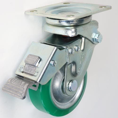SISIKU 自在旋回金具 固定金具 緩衝スプリングキャスターI(センターコイルタイプ) SAJB-100UW K000006600(CDC) キャスター SISIKU 自在旋回金具 固定金具 緩衝スプリングキャスターI(センターコイルタイプ) SAJB-100UW K000006600(CDC) キャスター
