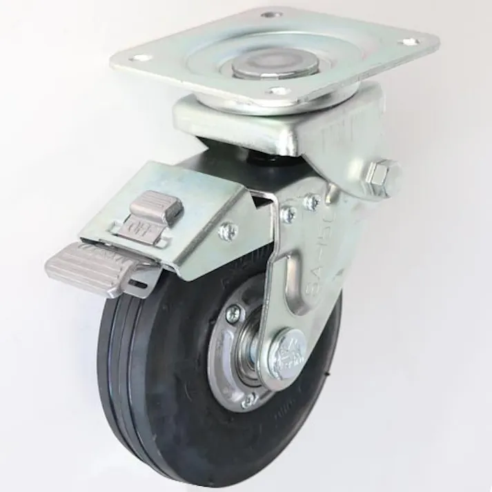 SISIKU 自在旋回金具 固定金具 緩衝スプリングキャスターI(センターコイルタイプ) SAJB-200SPM K000006616【別送品】(CDC)