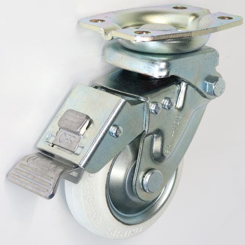 SISIKU 自在旋回金具 固定金具 緩衝スプリングキャスターI(センターコイルタイプ) SAKB-150WUW K000006703(CDC) キャスター SISIKU 自在旋回金具 固定金具 緩衝スプリングキャスターI(センターコイルタイプ) SAKB-150WUW K000006703(CDC) キャスター