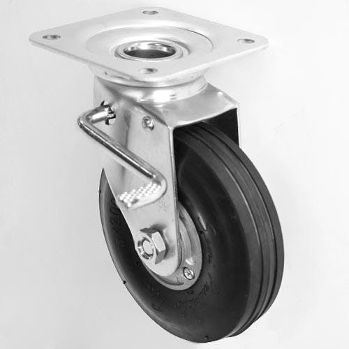 SISIKU 自由旋回金具 固定金具 空気入/エアレス車輪付キャスター SPMJBL-200 K000006774(CDC) キャスター SISIKU 自由旋回金具 固定金具 空気入/エアレス車輪付キャスター SPMJBL-200 K000006774(CDC) キャスター
