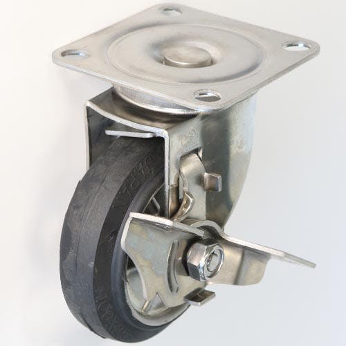 SISIKU 自在旋回金具 固定金具 ステンレスキャスター(中荷重用) SUNJB-150SW K000006923(CDC) キャスター SISIKU 自在旋回金具 固定金具 ステンレスキャスター(中荷重用) SUNJB-150SW K000006923(CDC) キャスター