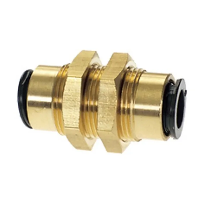 CHIYODA タッチコネクターFUJI バルクヘッドユニオン ワンタッチ継手 8-00BU 1000516493 (CDC)【別送品】