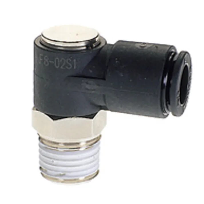 CHIYODA タッチコネクターファイブ ファイブシングルバンジョー ワンタッチ継手 F12-03S1W K000174198 (CDC)【別送品】