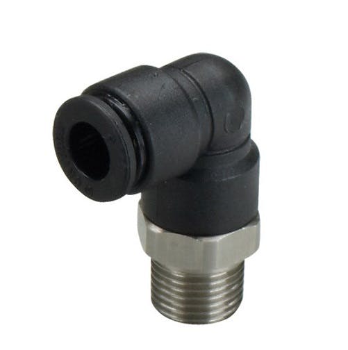 CHIYODA タッチコネクターファイブ SUSメイルエルボ ワンタッチ継手 FS6-03ML K000174595 (CDC) 鋼管・支持金具