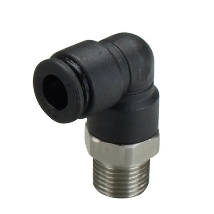 CHIYODA タッチコネクターファイブ SUSメイルエルボ ワンタッチ継手 FS10-04MLW K000174619 (CDC)【別送品】