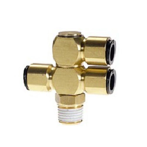 CHIYODA タッチコネクターFUJI ダブルバンジョー ワンタッチ継手 12-04S1D1 K000174986 (CDC) 鋼管・支持金具