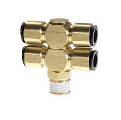 CHIYODA タッチコネクターFUJI ダブルバンジョー ワンタッチ継手 10-03D2 K000174995 (CDC) 鋼管・支持金具