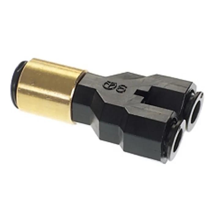 CHIYODA タッチコネクターFUJI 異径ユニオンワイ ワンタッチ継手 4R-6UY K000175107 (CDC)【別送品】