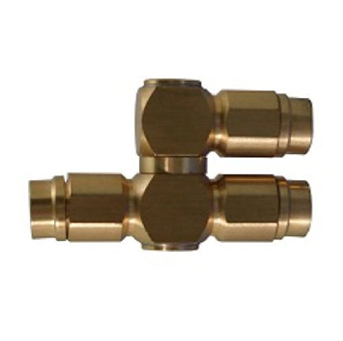 CHIYODA タッチコネクターFUJI-Hタイプ ユニオンワイ ワンタッチ継手 8-00UY-H K000175357 (CDC) 鋼管・支持金具