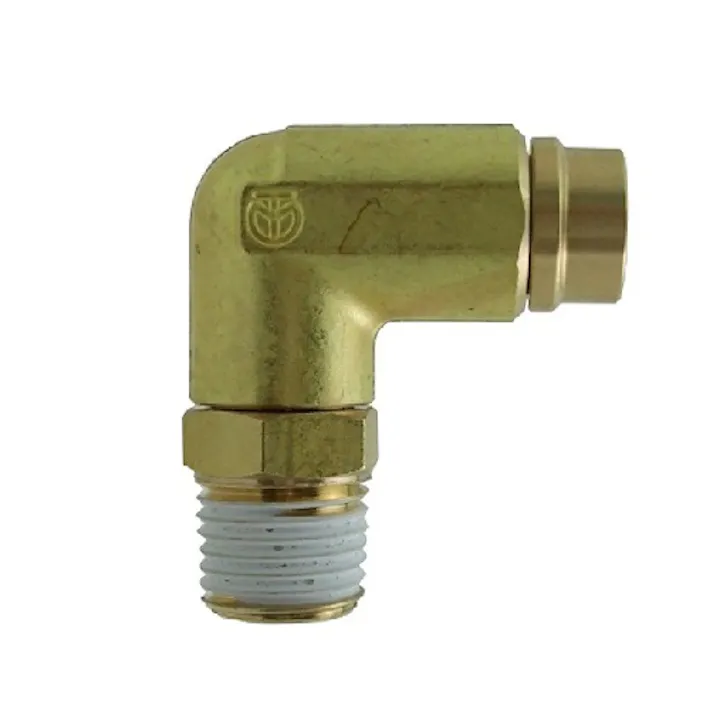 CHIYODA タッチコネクターFUJI-Hタイプ 鍛造メイルエルボ ワンタッチ継手 8-02MLB-H K000175365 (CDC)【別送品】