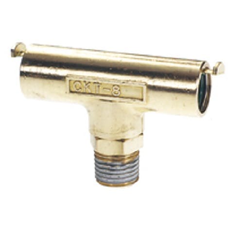 CHIYODA タッチコネクター チーズコネクター ワンタッチ継手 CKT-10-03 K000175528 (CDC) 鋼管・支持金具