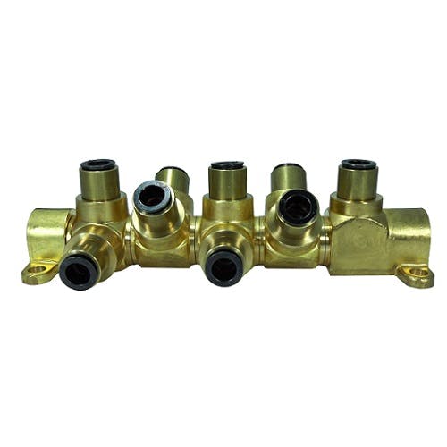 CHIYODA ユニホールド タッチコネクターFUJI 2ポートタイプ 配管マニホールド UF03-2F8-5P K000176130 (CDC) 鋼管・支持金具 CHIYODA ユニホールド タッチコネクターFUJI 2ポートタイプ 配管マニホールド UF03-2F8-5P K000176130 (CDC) 鋼管・支持金具