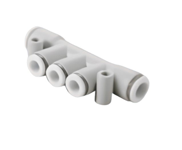 Zジョイント ブロックマニホールドシングル ZM ZM-0406(10個入) K000178727【別送品】