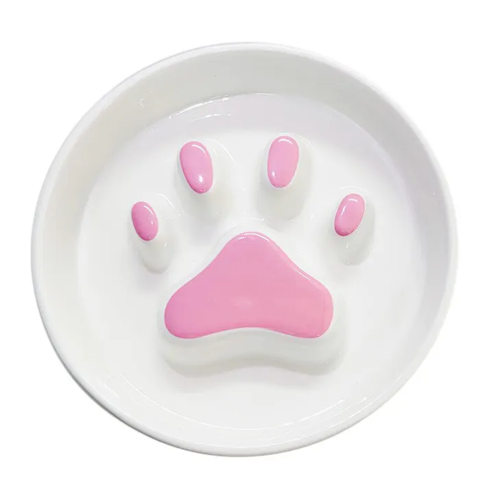 Petifam 肉球フードボウル M ピンク 4580756810017【別送品】