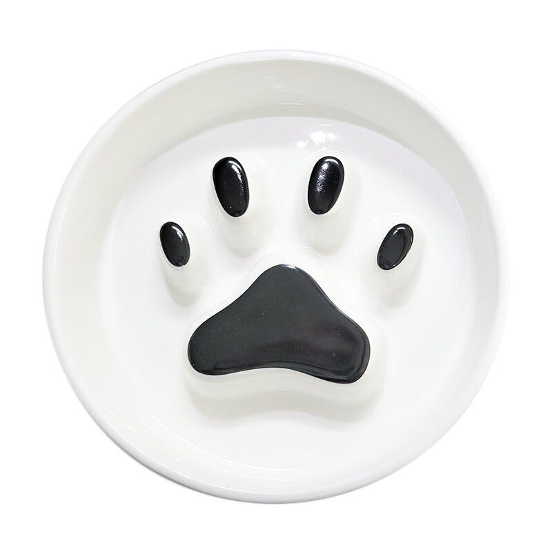 Petifam 肉球フードボウル M ブラック 4580756810031 ペット食器 Petifam 肉球フードボウル M ブラック 4580756810031 ペット食器