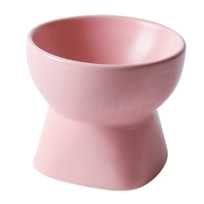 Petifam 脚付フードボウル ラウンド ピンク 陶器 レンジOK 食べやすい 4580756810260 ペット食器 Petifam 脚付フードボウル ラウンド ピンク 陶器 レンジOK 食べやすい 4580756810260 ペット食器